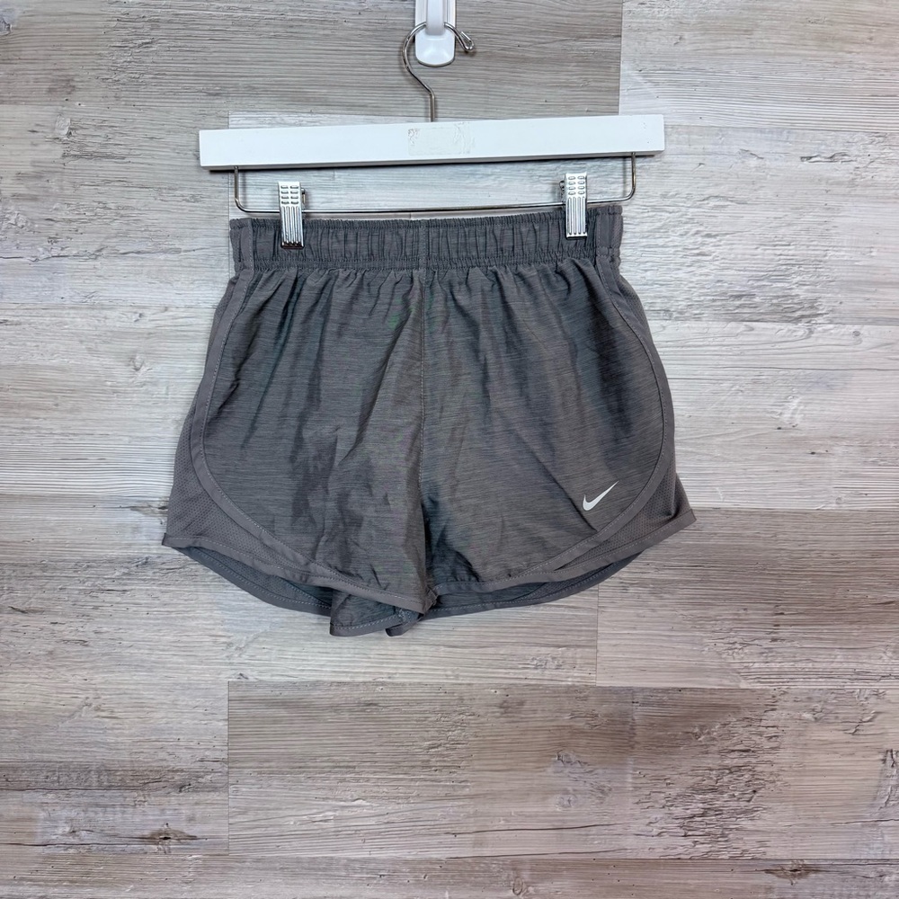 Nike Dri-FIT Heathered Grey Tempo Running Shorts - XS